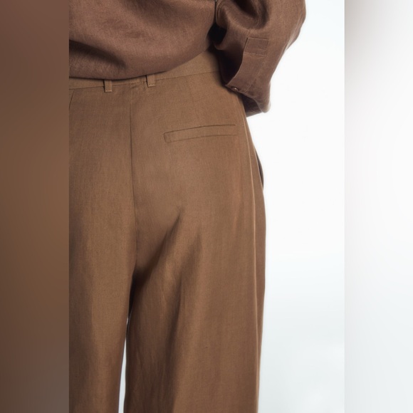 COS TAILORED LINEN-BLEND TROUSERS - Picture 5 of 10